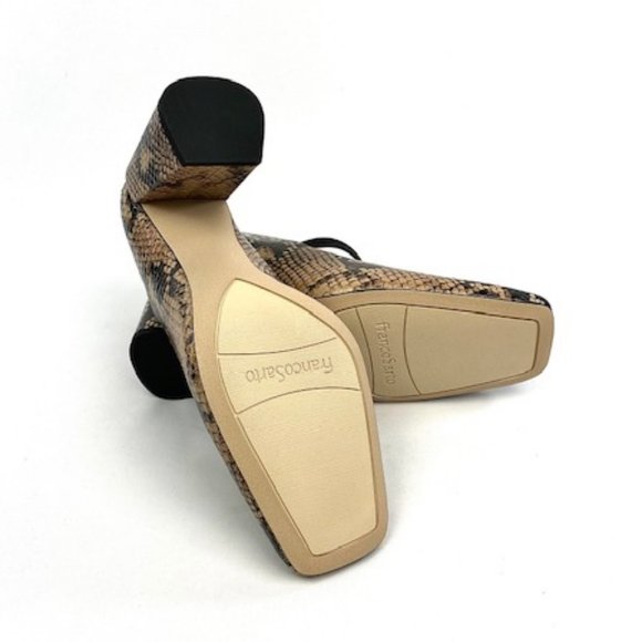 Franco Sarto Halo Snake Print Leather Square Toe Mary Jane Pump, 8 & 9 - Picture 9 of 11